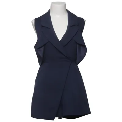 Vest (Blue) from Lavish Alice Elastane, Polyester