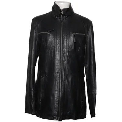 Leather jacket (Black) from Goldstein Polyester