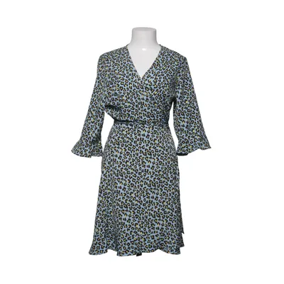 Omlottklänning (Blå, Svart, Gul, Flerfärgad) från Kling Polyester