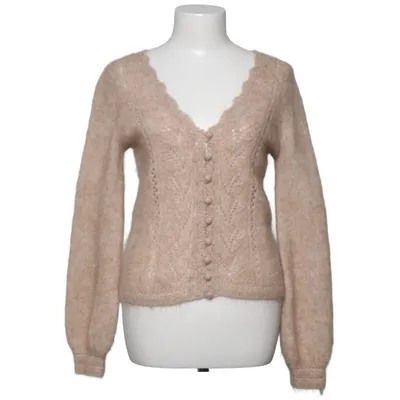 Cardigan (Beige) de La Maille Sézane Élasthane, Laine de mouton, Mohair, Polyamide