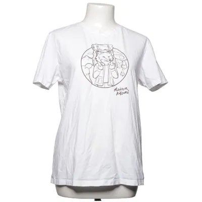 T-shirt (Wit) van Maison Kitsuné