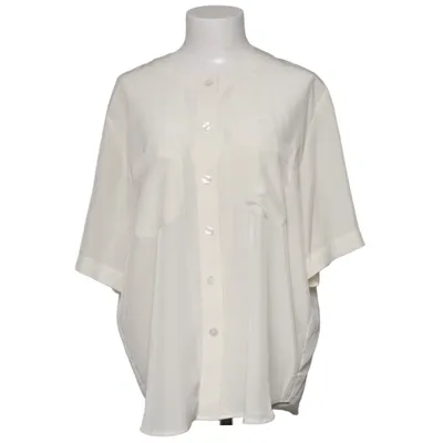 Kortärmad skjorta (Vit) från Lives Polyester