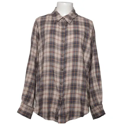 Flannel shirt (Blue, Beige) from Dazy Cotton, Polyester