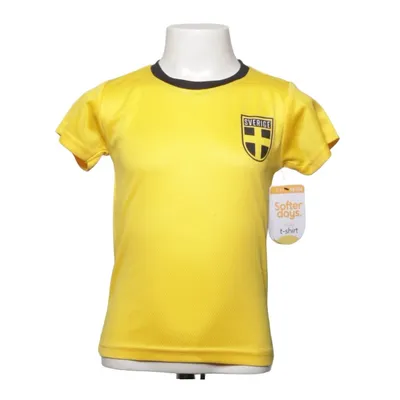 Football jersey (Yellow, Black) from Softer Days Polyester