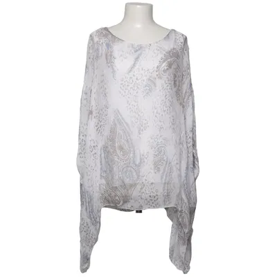 Top (Wit, Blauw, Grijs) van Tessie Elastaan, Zijde, Viscose