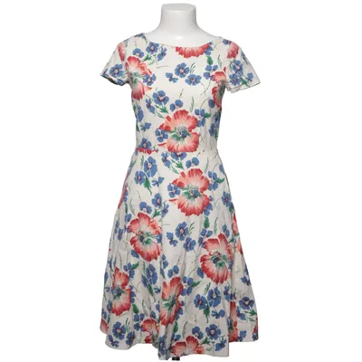 Robe (Blanc, Rouge, Bleu) de King Louie Coton, Élasthane