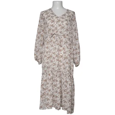 Jurk (Wit, Bruin) van Meisïe Polyester