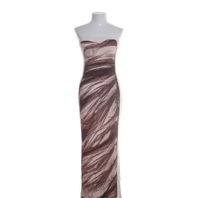 Maxikjole (Pink, Brun) fra H&M Studio Polyamid, Cupro, Elastan
