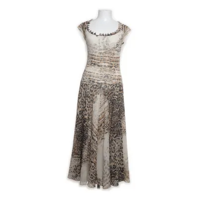 Maxi jurk (Beige, Meerkleurig) van Nice Connection Nylon, Zijde