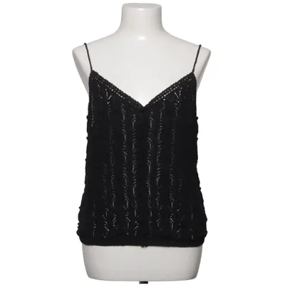 Tank­top (Schwarz) von La Maille Sézane Baumwolle, Polyamid