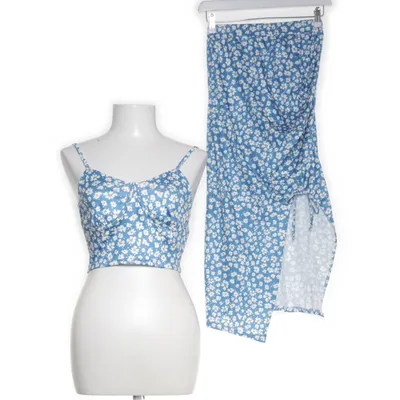 Set (Blue, White) from Shein Elastane, Polyester