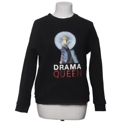 Sweatshirt (Noir) de Disney Coton, Polyester