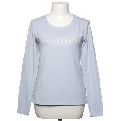 T-shirt à manches longues (Bleu) de Claire Woman Coton, Élasthane