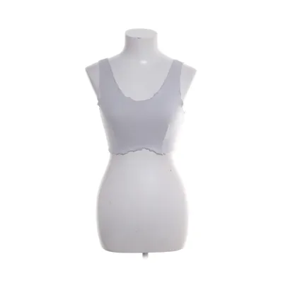Crop top (Blue) from Lounge Organic cotton, Polyester, Elastane