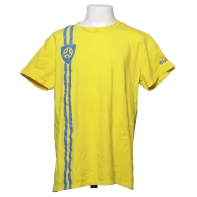 Voetbalshirt (Geel, Blauw) van Uefa Katoen, Elastaan