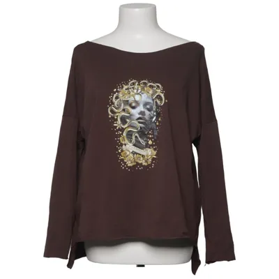 Long sleeve T-shirt (Brown) from Minouu Cotton