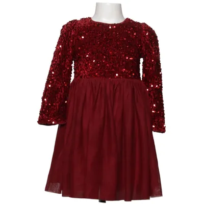 Kjole (Rød) fra Lindex Kids Polyester