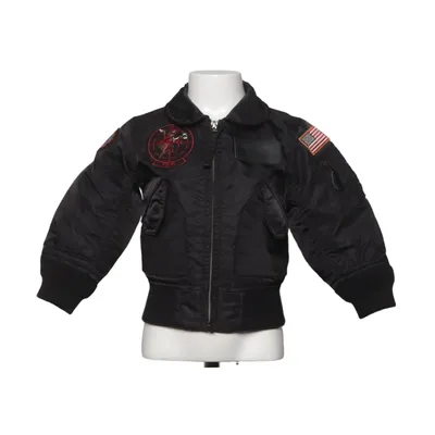 Bomber jacket (Black) from Avirex Acrylic, Nylon, Polyester, Polyurethane, Viscose, Wool