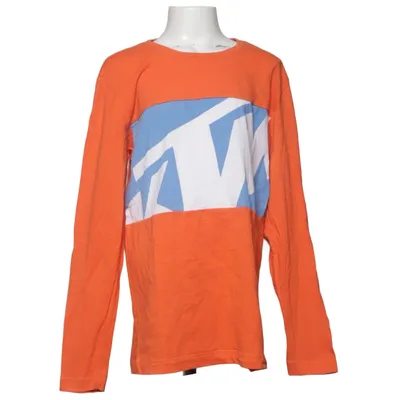 Lange mouwen shirt (Oranje, Blauw, Wit) van KTM Katoen