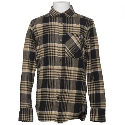 Chemise en flanelle (Noir, Beige) de H&M Coton