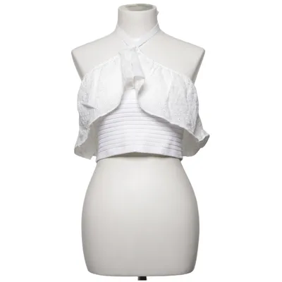 Halternecktopp (Vit) från Zara Bomull, Polyester