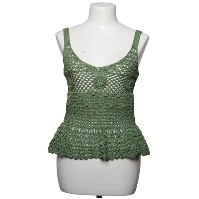 Tanktop  (Grøn) fra Zara Polyester, Viscose