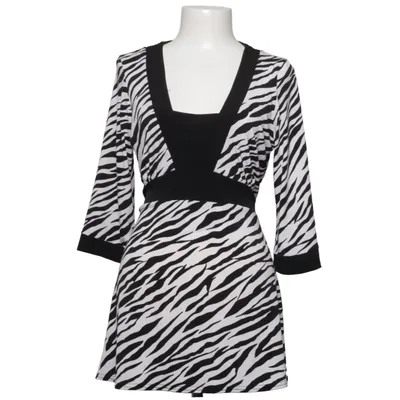 Top (Black, White) from KappAhl Elastane, Polyester