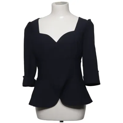 Peplum top (Blauw) van Collectif Elastaan, Polyester