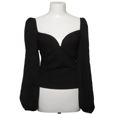 Crop top (Zwart) van Gestuz Elastaan, Polyamide, Viscose