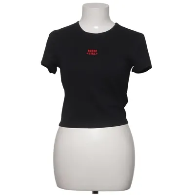 T-shirt (Svart) från Review Bomull, Elastan