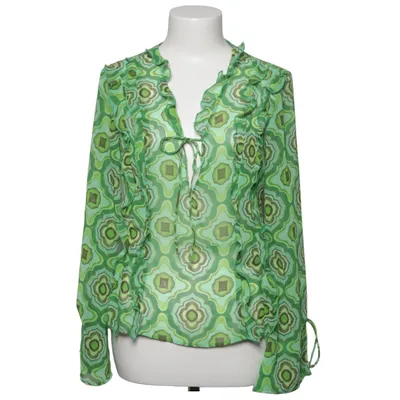 Blouse (Green, Multicolored) from Zara