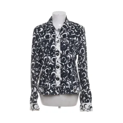 Denim jacket (Black, White) from Eugen Klein Cotton, Polyamide