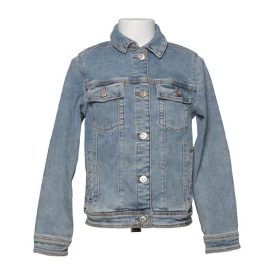 Veste en jean (Bleu) de Mango Coton, Élasthane