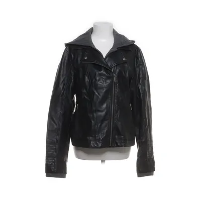 Bikerjacka (Svart) från Hollister California Polyuretan, Skinnimitation, Viskos