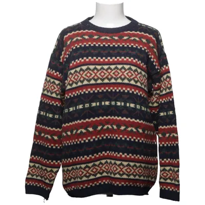 Pull-over (Bleu, Rouge, Multicolore) de Rosa Rosa Acrylique, Viscose, Laine