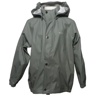 Regenjack (Groen) van Kuling Polyester, Polyurethaan