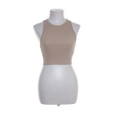 Crop top (Beige) från Zara Bomull, Elastan