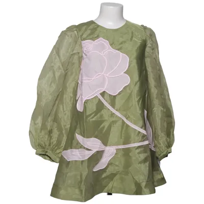 Klänning (Grön, Rosa) från ASOS Edition Bomull, Polyester, Viskos