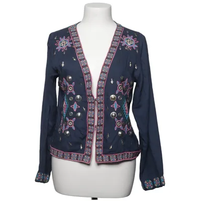 Jacket (Blue, Multicolored) from Raga Cotton, Viscose