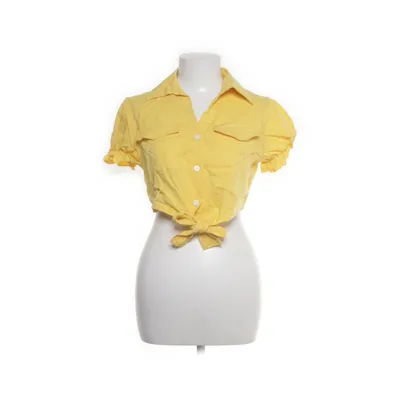 Crop top (Geel) van Romwe Polyester