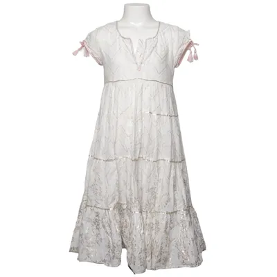 Robe longue (Blanc, Or) de Biba