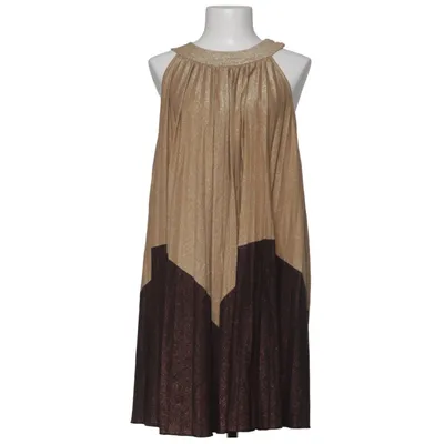 Kjole (Beige, Brun) fra Free People Bomuld, Elastan, Metallfiber, Polyester