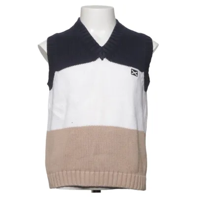 Pull sans manches (Bleu, Blanc, Marron) de Sport Collection Coton
