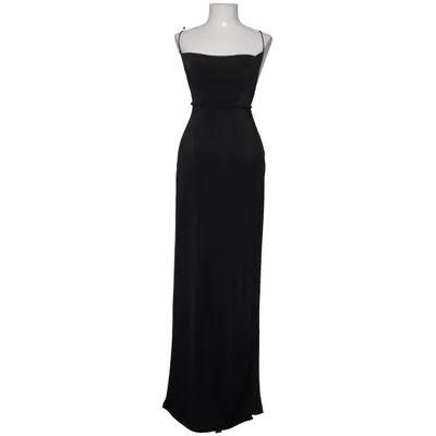 Robe longue (Noir) de Shein Élasthane, Polyester