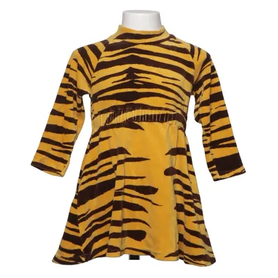 Dress (Yellow, Brown) from Mini Rodini Cotton