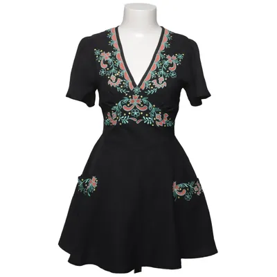 Klänning (Svart, Flerfärgad) från ASOS Petite Polyester