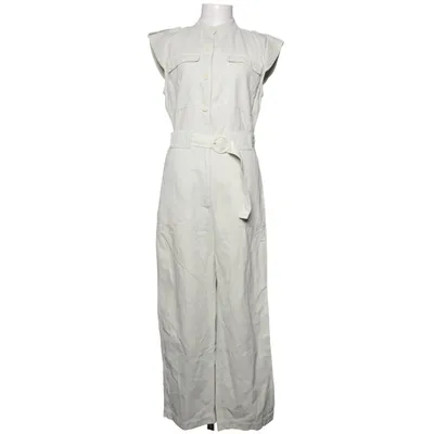 Jumpsuit (Beige) van Sandro Katoen, Linnen