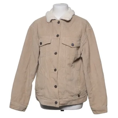 Foret Jeansjakke (Beige, Hvid) fra Pull & Bear Bomuld