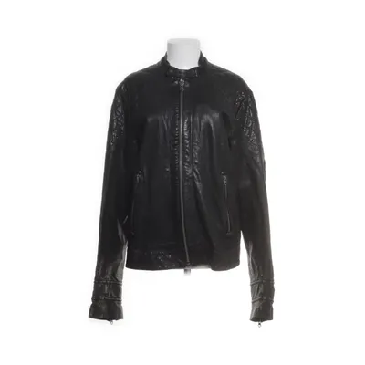 Leren jack (Grijs, Zwart) van Replay Polyester, Leer