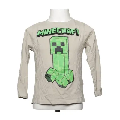 T-shirt à manches longues (Creeper) de Minecraft Coton